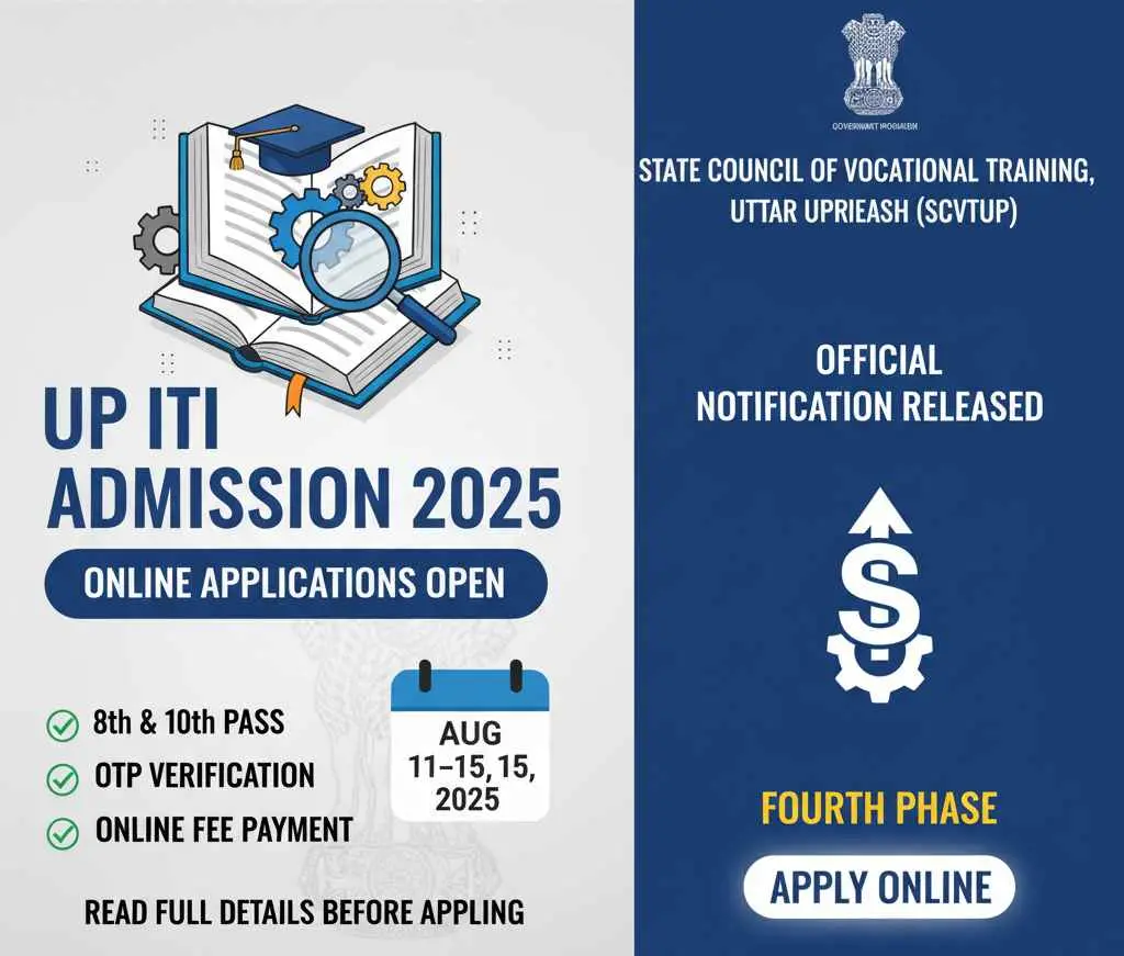 UP ITI Admission 2025